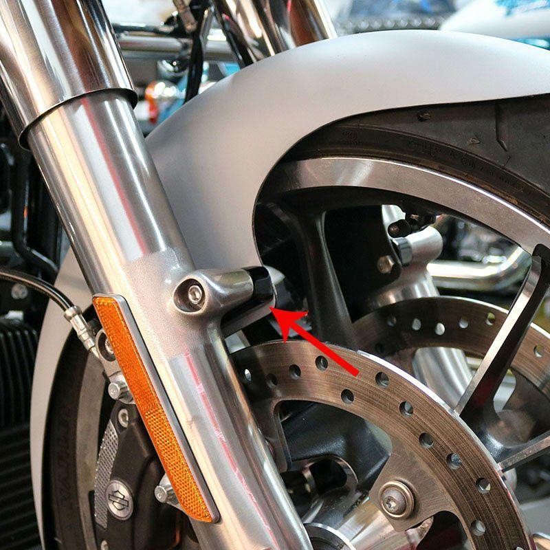 ポールヤフィー FA14L-21-C フェンダーアダプター クローム 21インチホイール用 2014〜 ツーリング、トライクの画像