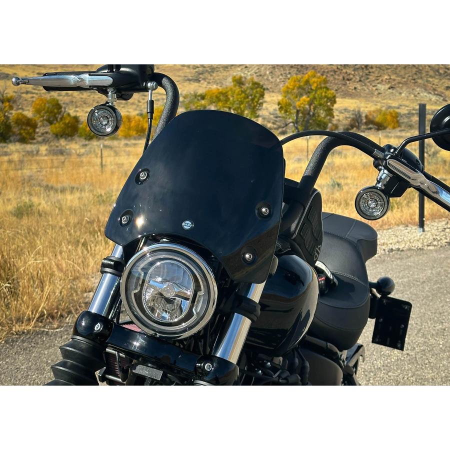 ダイナ スーパーグライド FXD/C フライスクリーン (ブラック) DART ダイナ スーパーグライド FXD/C 49mmフォーク用 クラシックS3・フライ