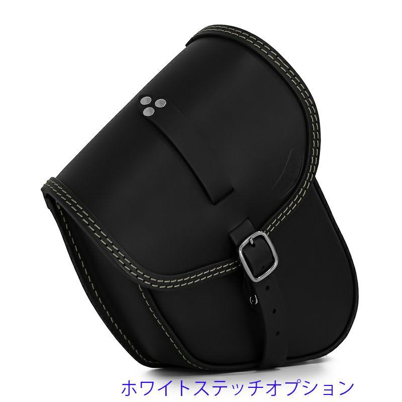 エンズクオイオ Gitan レザーサドルバッグ 6L (ブラック) スポーツ 