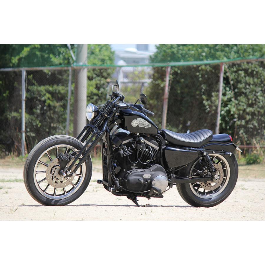 GLEAMING WORKS スポーツスター、フラットバックシート XL ｜シート