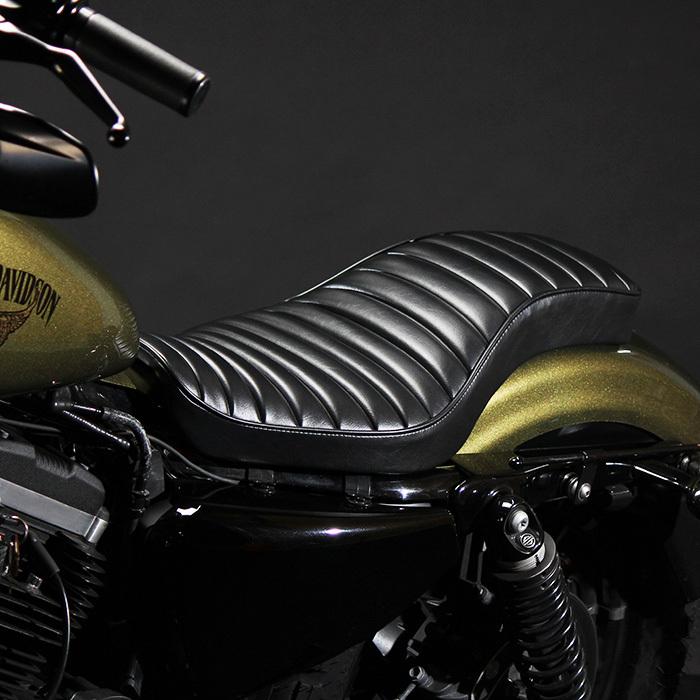 GLEAMING WORKS コブラ シート ブラック スポーツスター用 GW GLEAMING WORKS コブラ シート ブラック スポーツスター用 GW