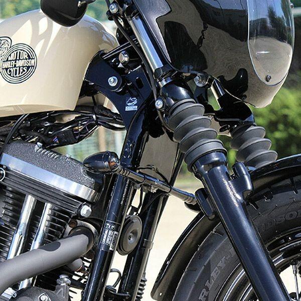 グッズ GW-6035 GLEAMING WORKS フロントウィンカーステー ブラック