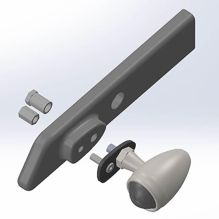 ナイトスター（RH975） リアウインカーステー GOODS : HD-PARTS