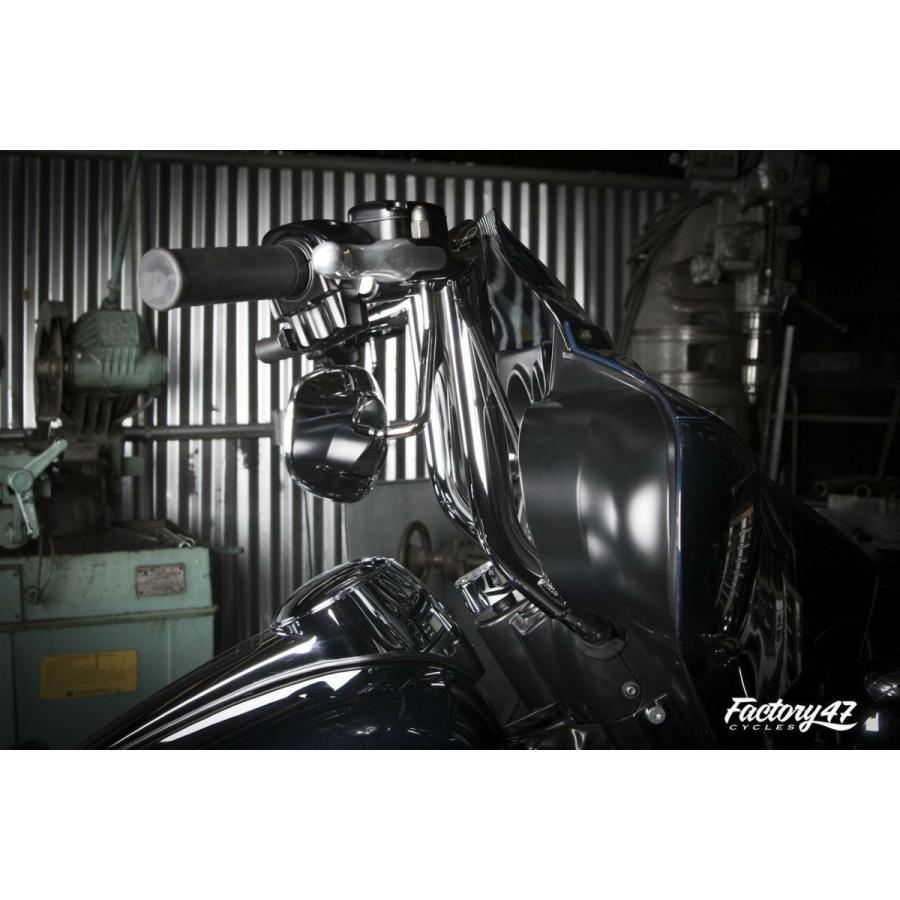 Factory47 ASSAULT ハンドルバー FLHX/FLHT クローム 10インチ : HD