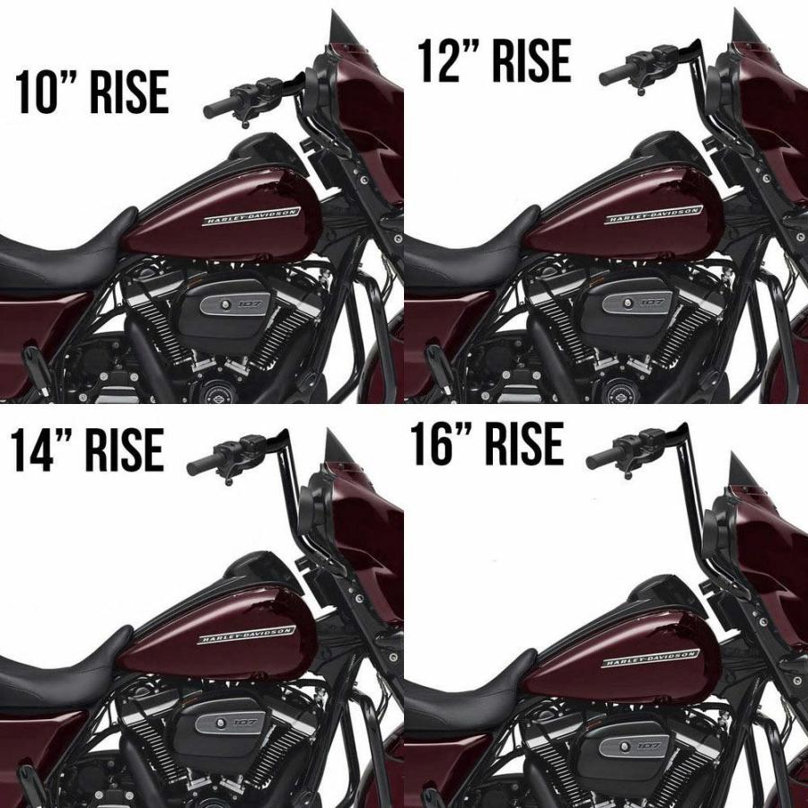 Factory47 HB1025016B ASSAULT ハンドルバー FLHX/FLHT グロスブラック 
