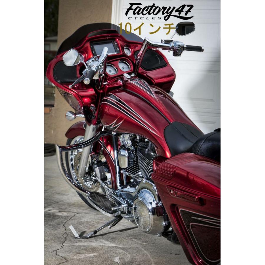 HB1825012C:Factory47 シグネチャー ハンドルバー FLTR クローム 12