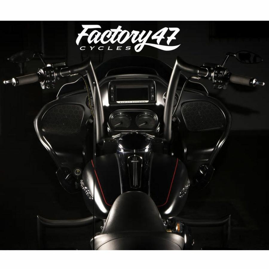 Factory47 シグネチャー ハンドルバー FLTR/FLHR マットブラック 12 