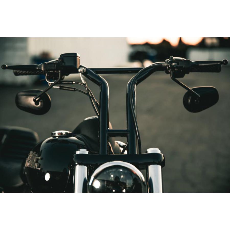 Factory47 MX47 プルバックTバー パッド付 14インチ ブラック
