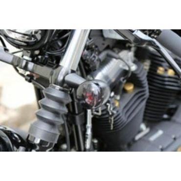 fxlrs ローライダーS 純正ウインカー、キジマダークスモークレンズ キジマ HD-01288 純正タイプ ウインカーレンズ ダークスモーク : HD