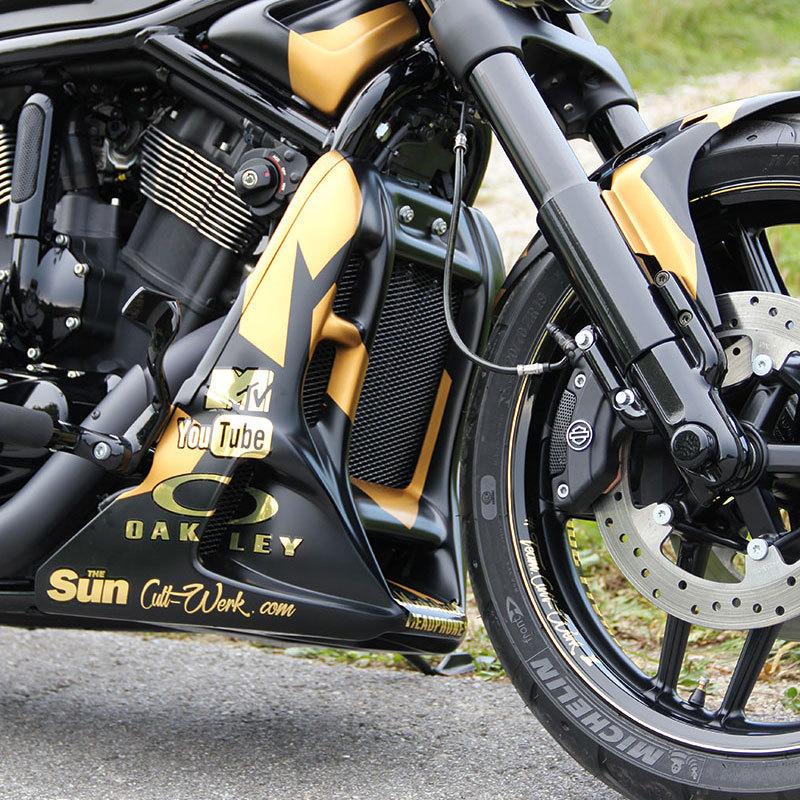 Cult Werk ラジエーターカバー RACING HD-ROD049 : HD-PARTS ハーレー