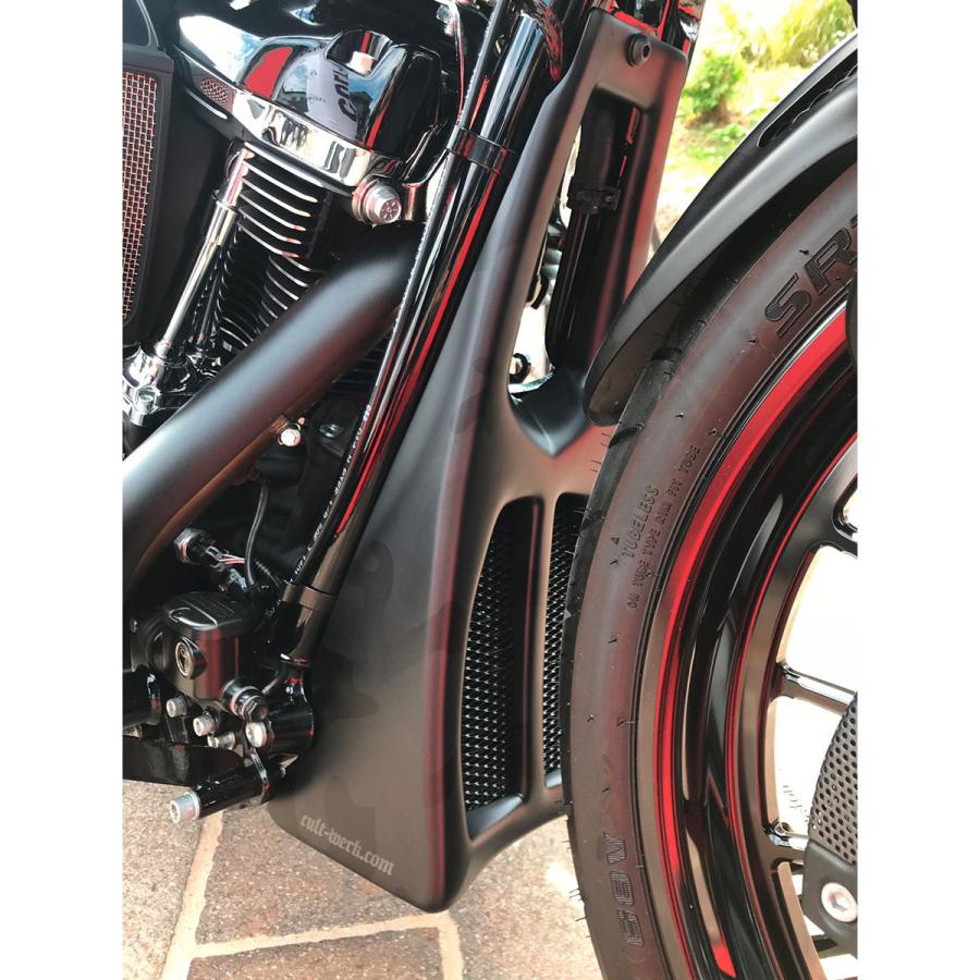 Cult Werk HD-TOU029 カスタム・チンスポイラー M8ツーリング用 未塗装 2017〜2023 FLHX、FLHXS、FLTRX、FLTRXS、FLHR、FLHRXS、FLHT