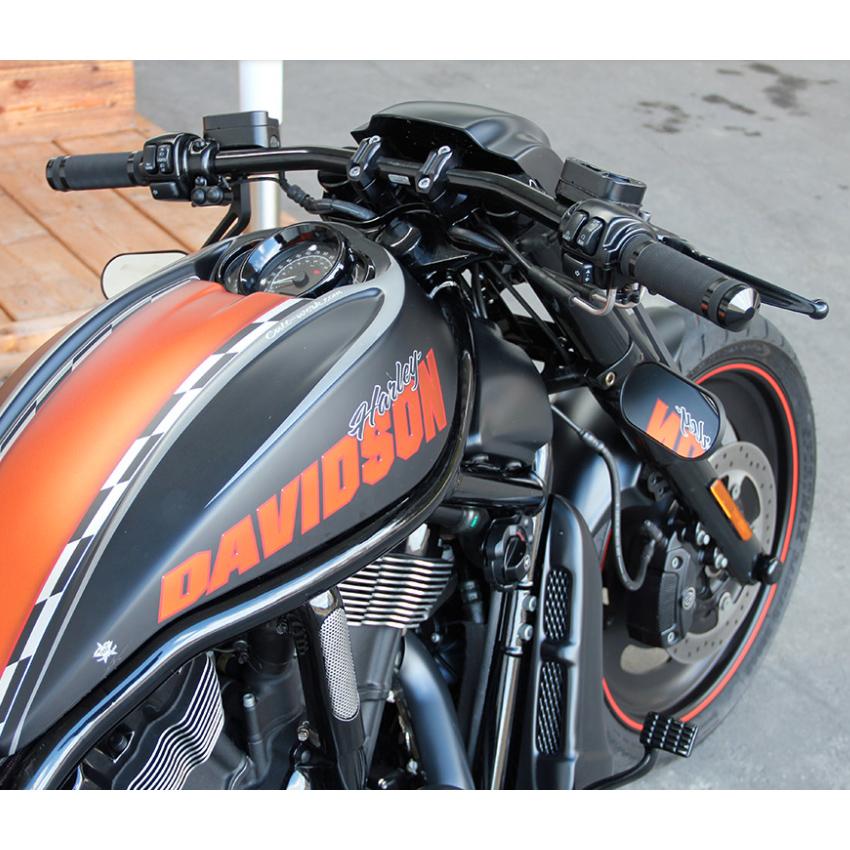 Cult Werk ドラッグハンドルバー 820mm ディンプル付き : HD-PARTS