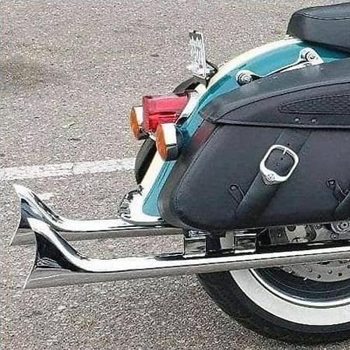 Sharkroad M8 ツーリング用 36インチ・フィッシュテールマフラー