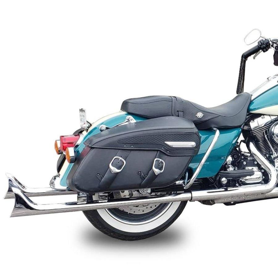 Sharkroad M8 ツーリング用 36インチ・フィッシュテールマフラー