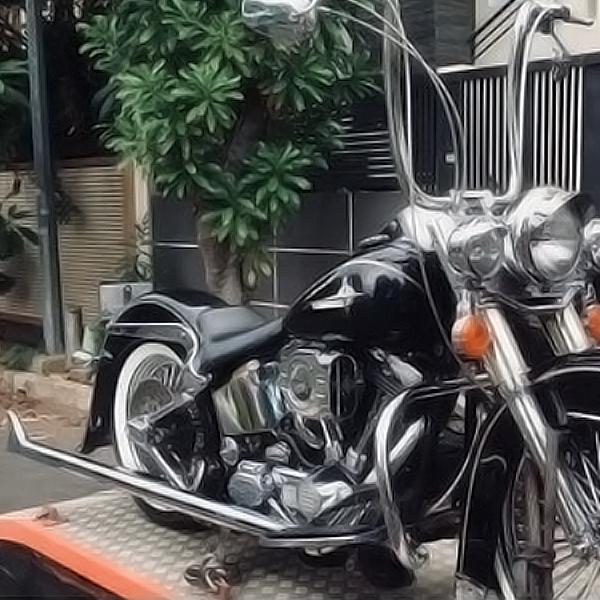 36インチ　フィッシュテールマフラー ソフテイル トゥルーデュアルヘッダー用 36インチ・フィッシュテール