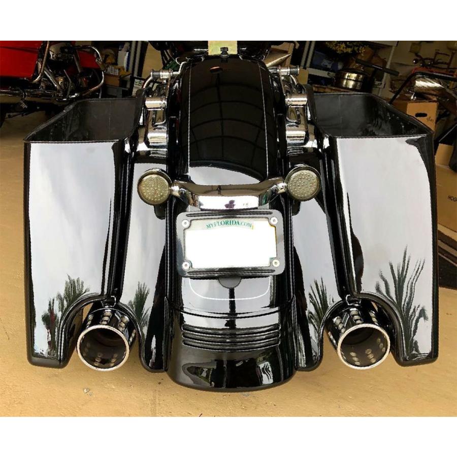 HOGWorkz ハーレー、 4インチ Tri-Bar フェンダーエクステンション
