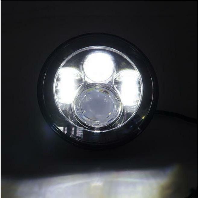 ホグワークズ HW195001 HOGWORKZ LED 7インチ・ヘッドライト クローム