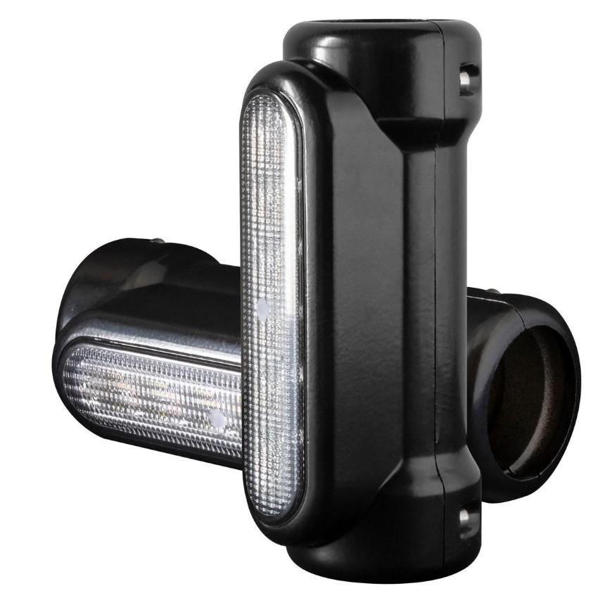 HOGWORKZ エンジンガード用LEDライト ブラック