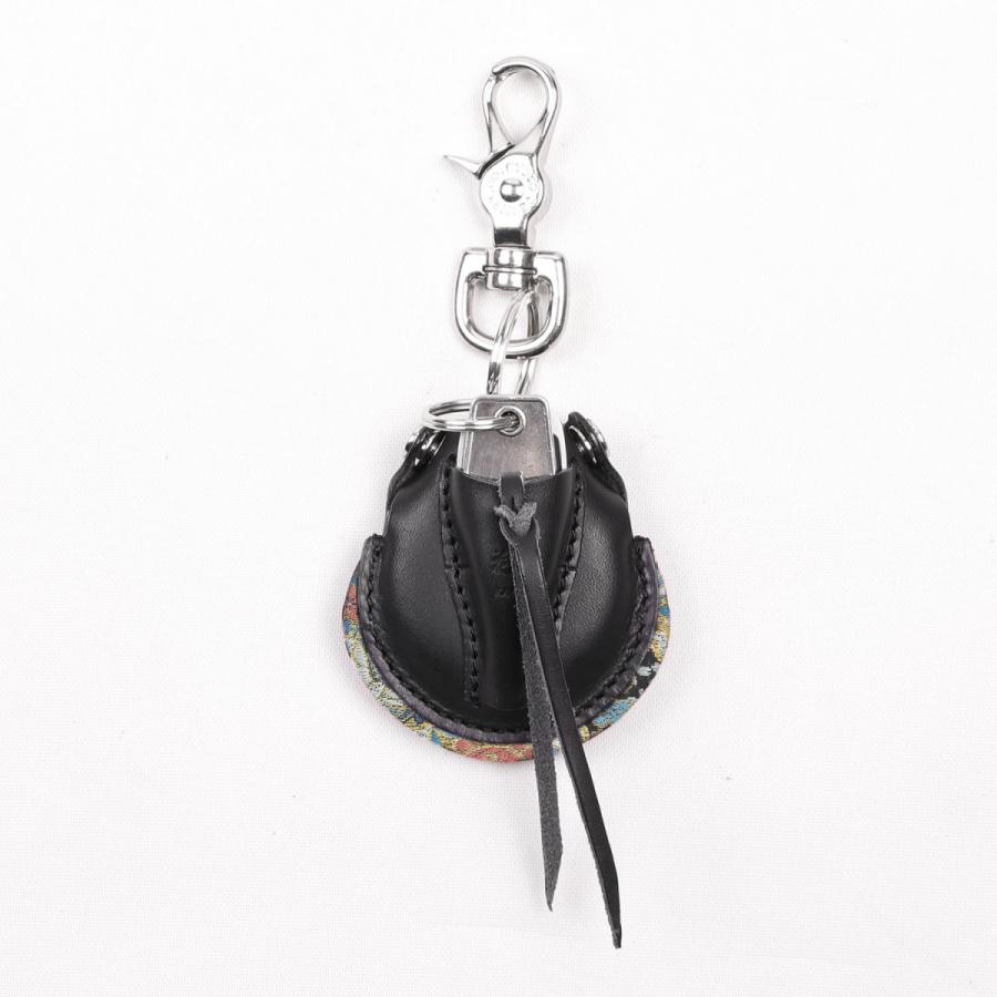 花山レザーキーフォブケース ブラック デグナー : HD-PARTS ハーレー