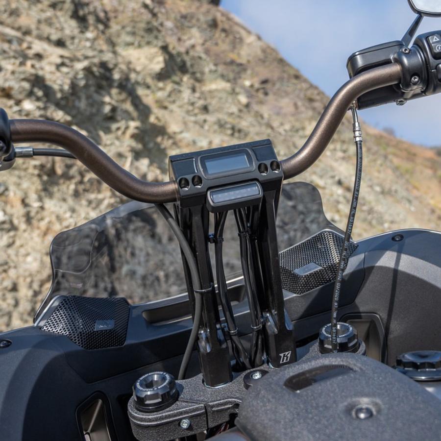 ハーレー M8ソフテイル ファストバックライザー(デジタルメーター用 