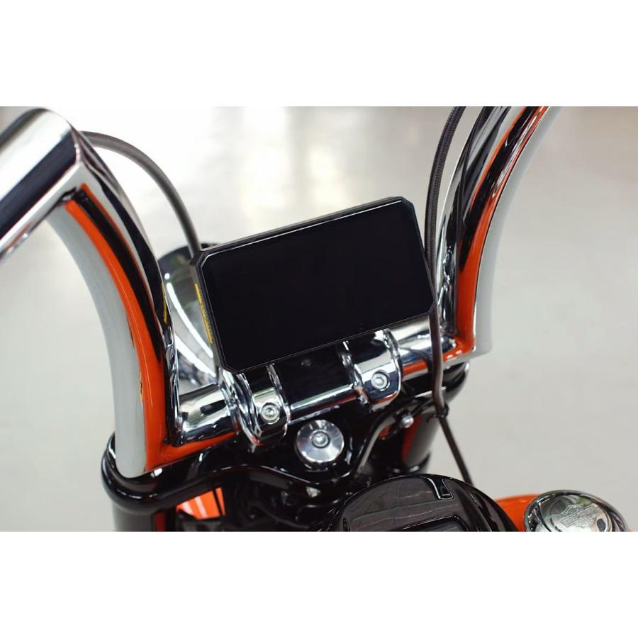 ハーレー M8 ブレイクアウト ライザークランプ用 デバイスマウントバー 