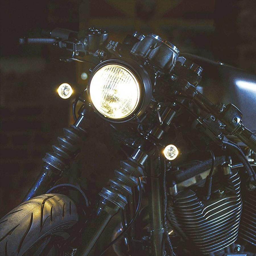 ケラーマン KM183-200 Bullet 1000 PL ウインカー フロント用 ブラック