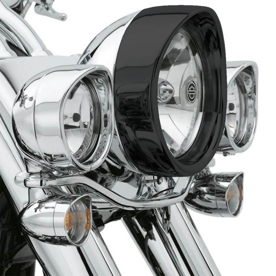 純正】 【黒塗装】バイザースタイル・5.75インチヘッドライト・トリム