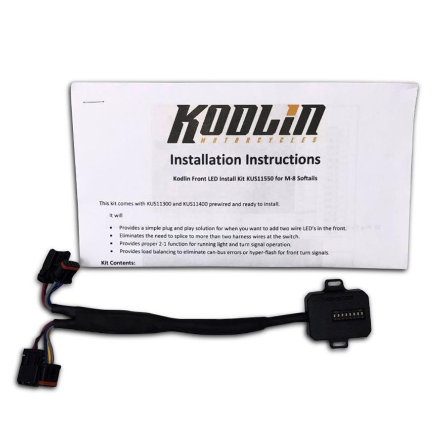 ハーレー用 LEDフロントウィンカー M8ソフテイル コドリンUSA 【公式通販】