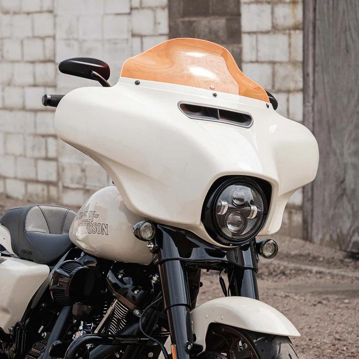 2014以降 FLHT、FLHX KOLOR FLARE ウインドシールド 6.5インチ 