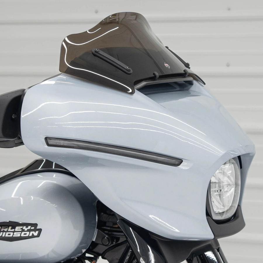 クロックワークス Kolor FLAREウインドシールド 8インチ ブロンズ 2024