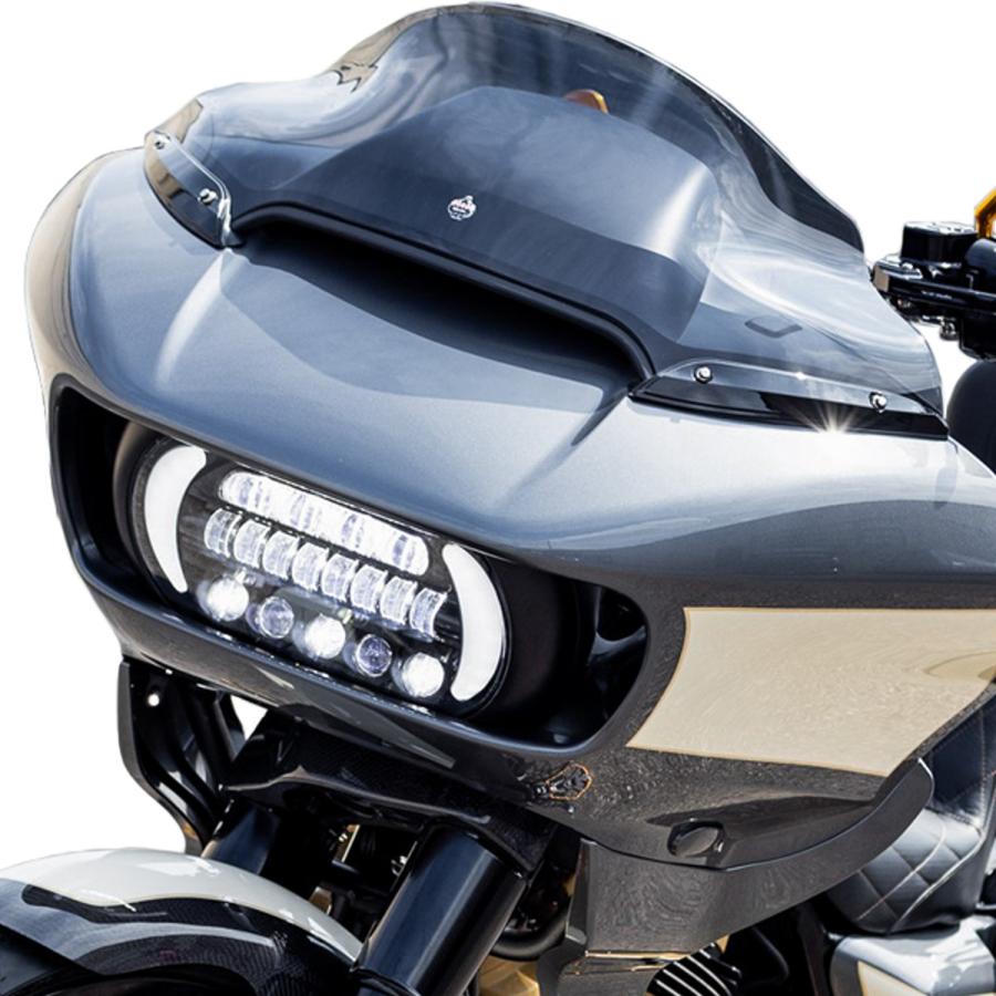 2015〜2023 ロードグライド Sharktooth ターンシグナル付LEDヘッド 