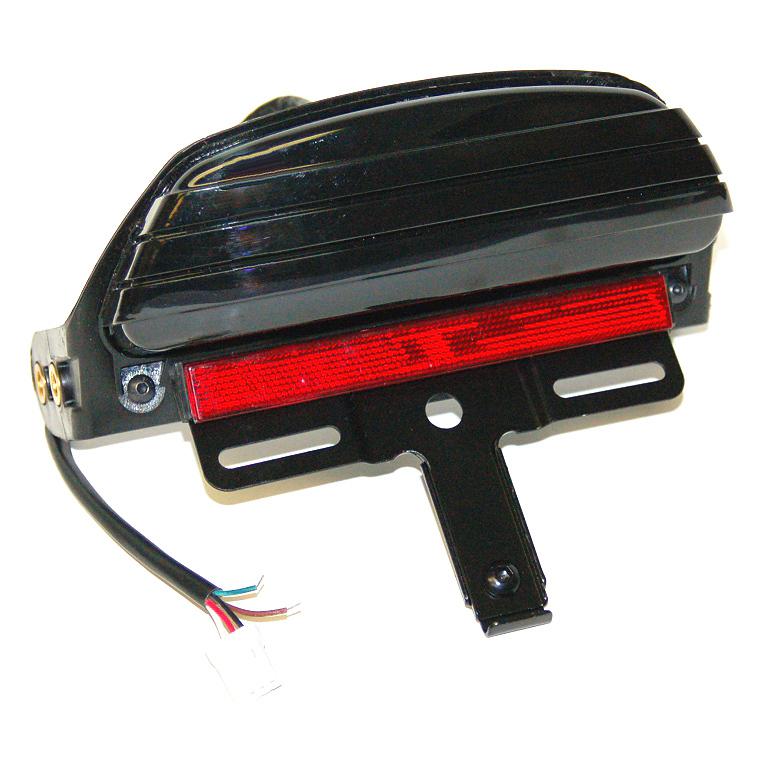 Letric Lighting LLC-STTL-SS LEDテールライト/スモーク 2006〜2011 FXST/B/C/S、FLSTSB