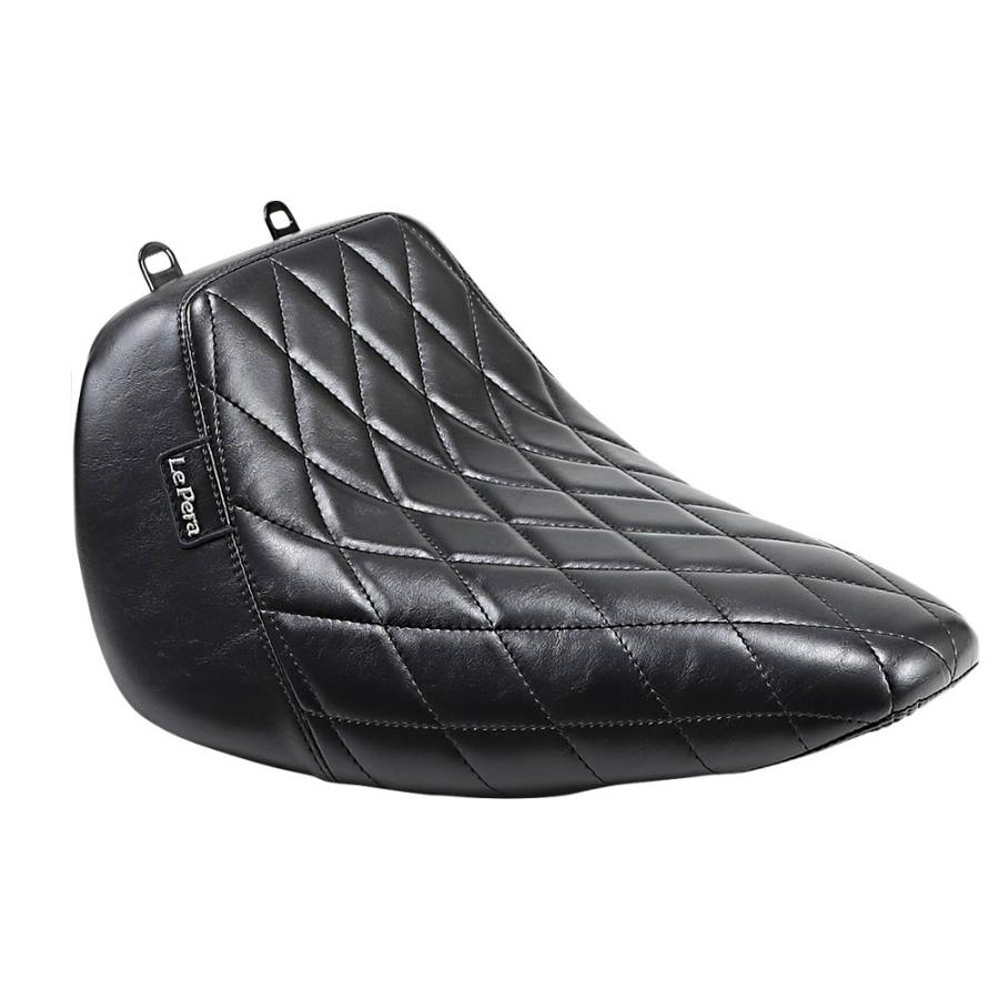 M8ファットボーイ ベアボーンズ ソロシート ダイアモンドステッチ Le