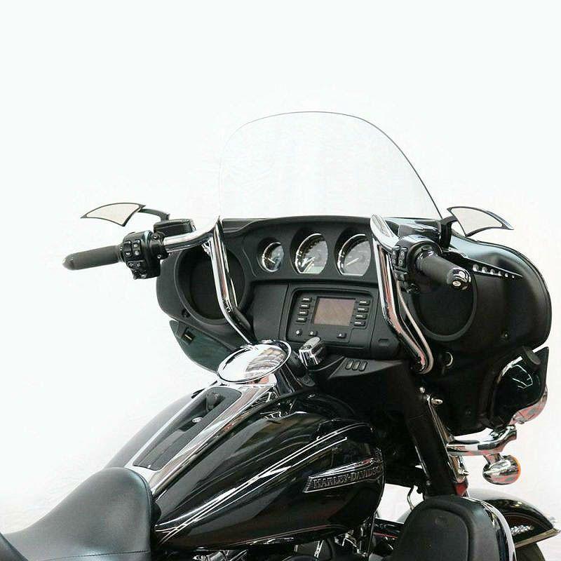 ハーレー用10インチ モンキーバー ブラック /ツーリングモデル ポールヤフィー OEMモンキーバー 10インチ ブラック |ハーレーパーツ