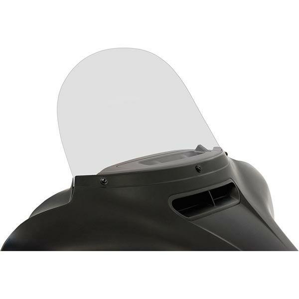 メンフィスシェード MEP8180 リプレイスメント ウインドシールド クリア 12インチ 2014〜2023 ツーリング、トライク
