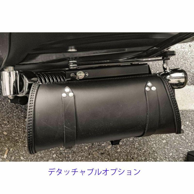 エンズクオイオ Middle Dyna レザーサドルバッグ 29.5L (ディスト