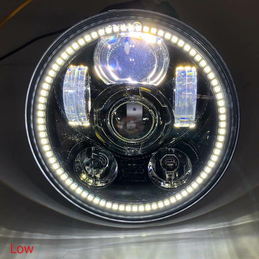 MS-0057D-B プロジェクターLED 5-3/4インチ・ヘッドライト LEDリング
