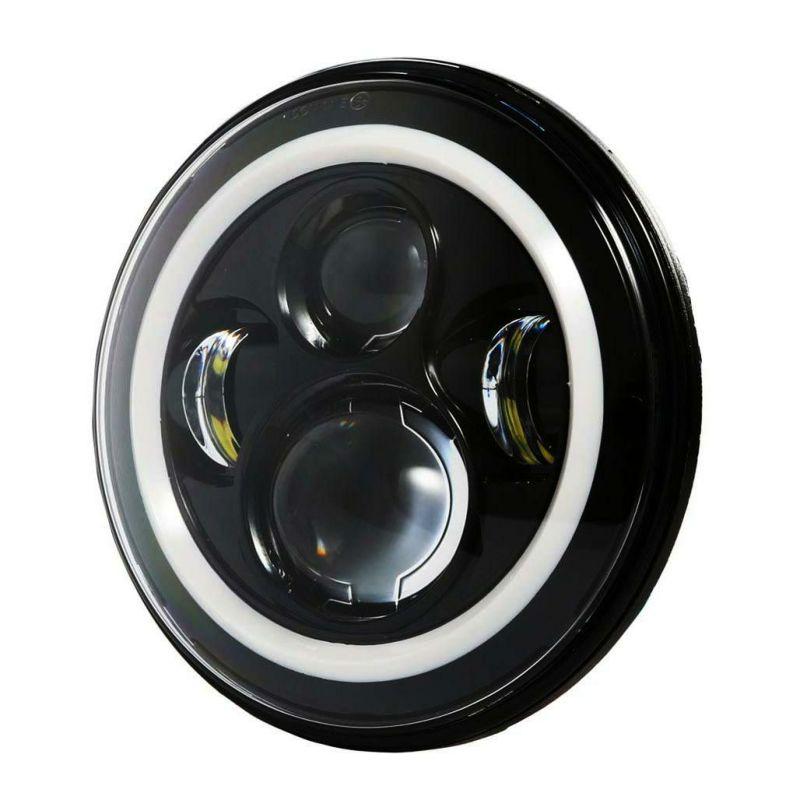 World Motor Works 7インチLEDヘッドライト ホワイトHALOリング
