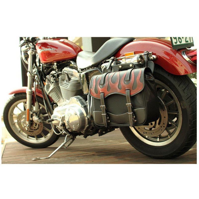 デグナー NB-1FV-RED ナイロンサドルバッグ ヴィンテージ