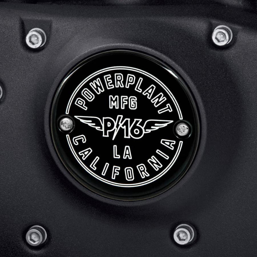 2004以降スポーツスター P16 ポイントカバー ブラック POWERPLANT : HD 