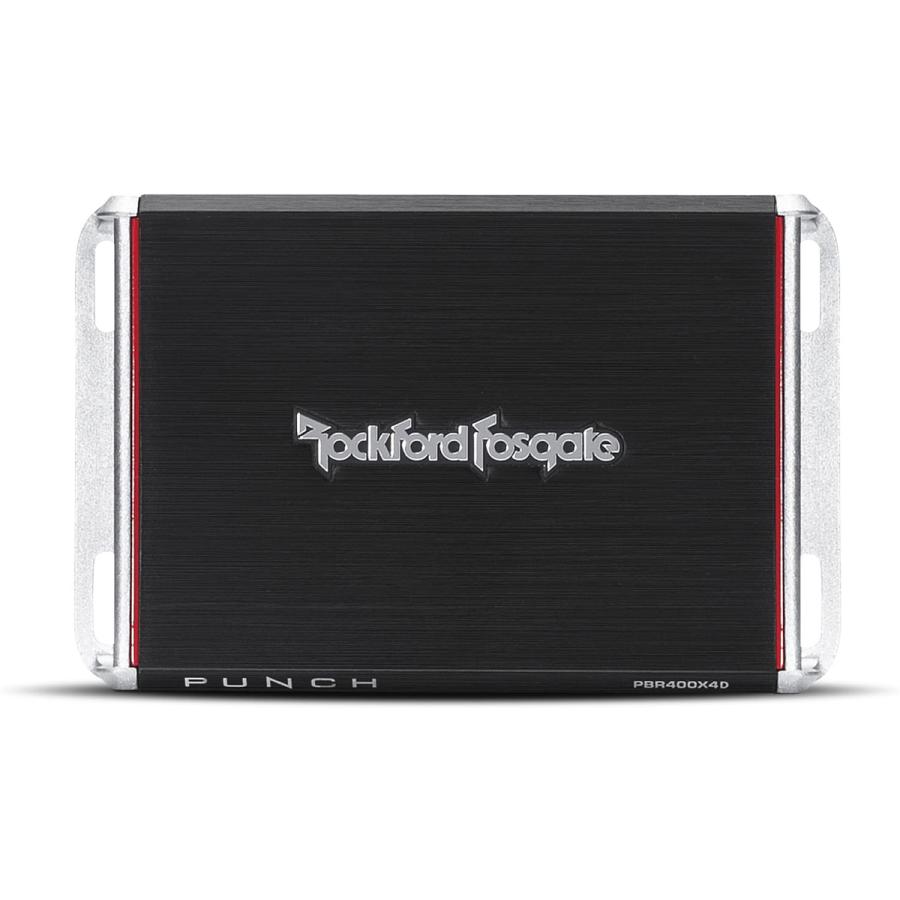 Rockford Fosgate PBR400X4D PUNCH 400Wフルレンジアンプ 2オーム/4