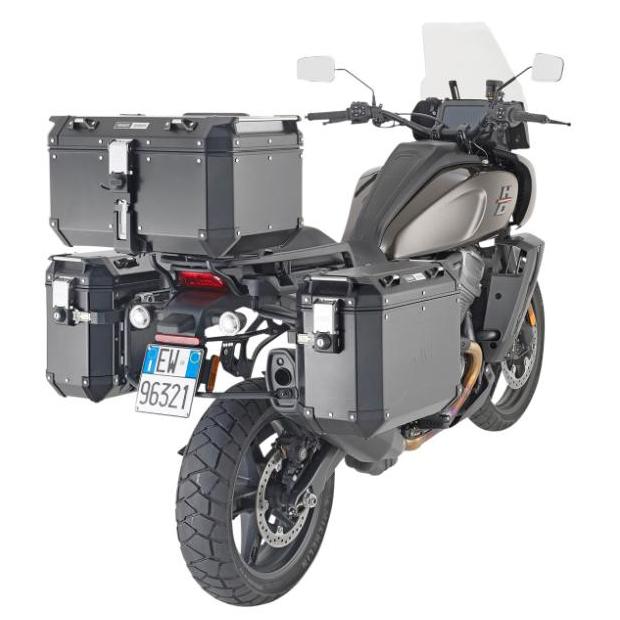 ハーレー Pan America Trekker Outbackサイドケース用ラック GIVI : HD 