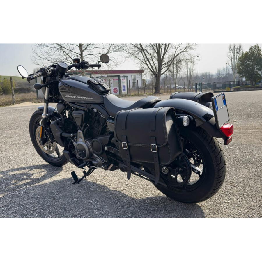 ナイトスター RH975 RAP 左用レザーサドルバッグ (ブラック ナイトスター RH975 RAP 左用レザーサドルバッグ (ブラック