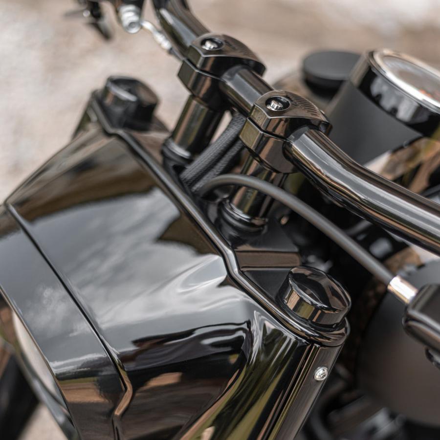 Killer Custom 3インチ ライザー ブラック 1.25インチ径ハンドル用