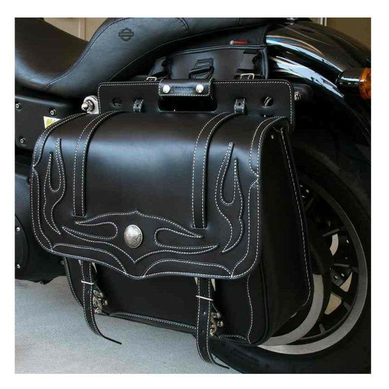 デグナー SB-29-BK レザーサドルバッグ ブラック : HD-PARTS ハーレー 