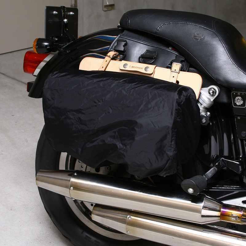 デグナー SB-32-BK マフラー側 本革サドルバッグ ブラック : HD-PARTS 