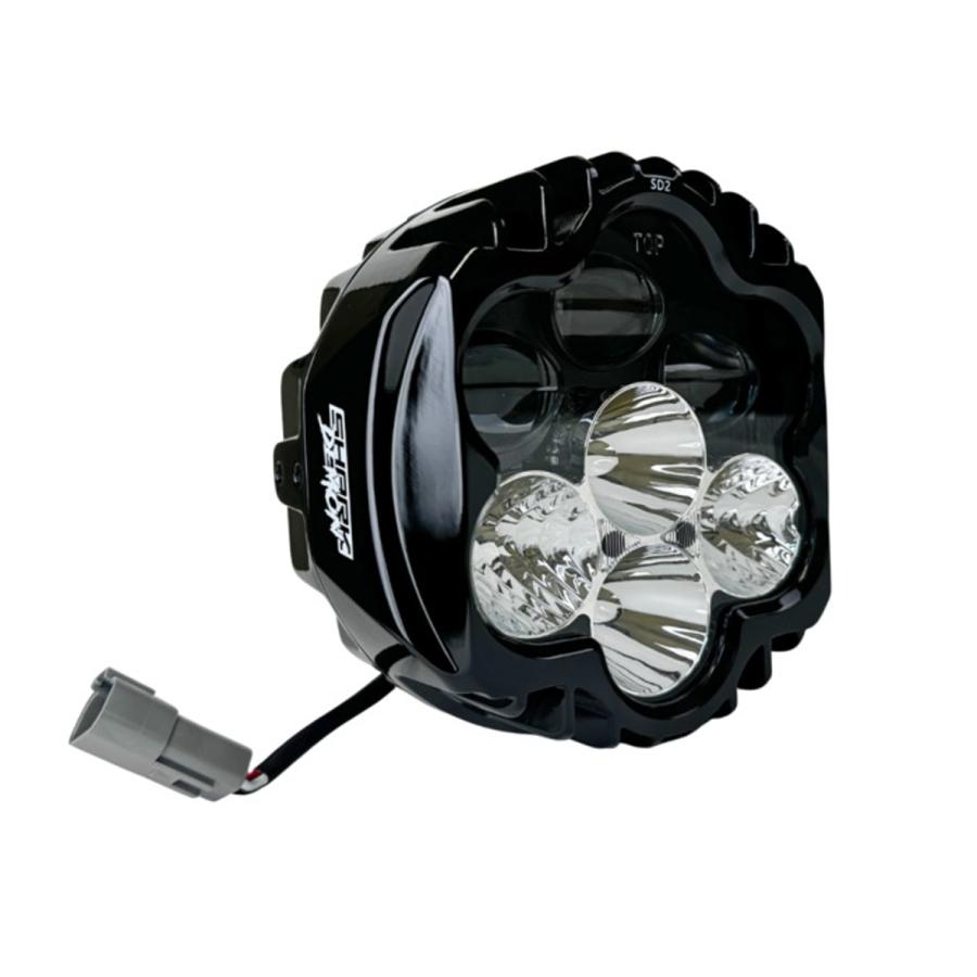 ダイナ、ソフテイル、XL スポーツスター、FXR Shark Demon 2 LEDヘッド
