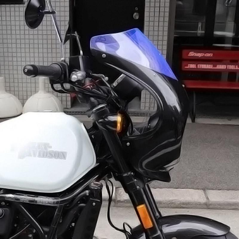 ハーレー X500 ビキニカウル (未塗装、黒ゲル仕上げ) モーターステージ 