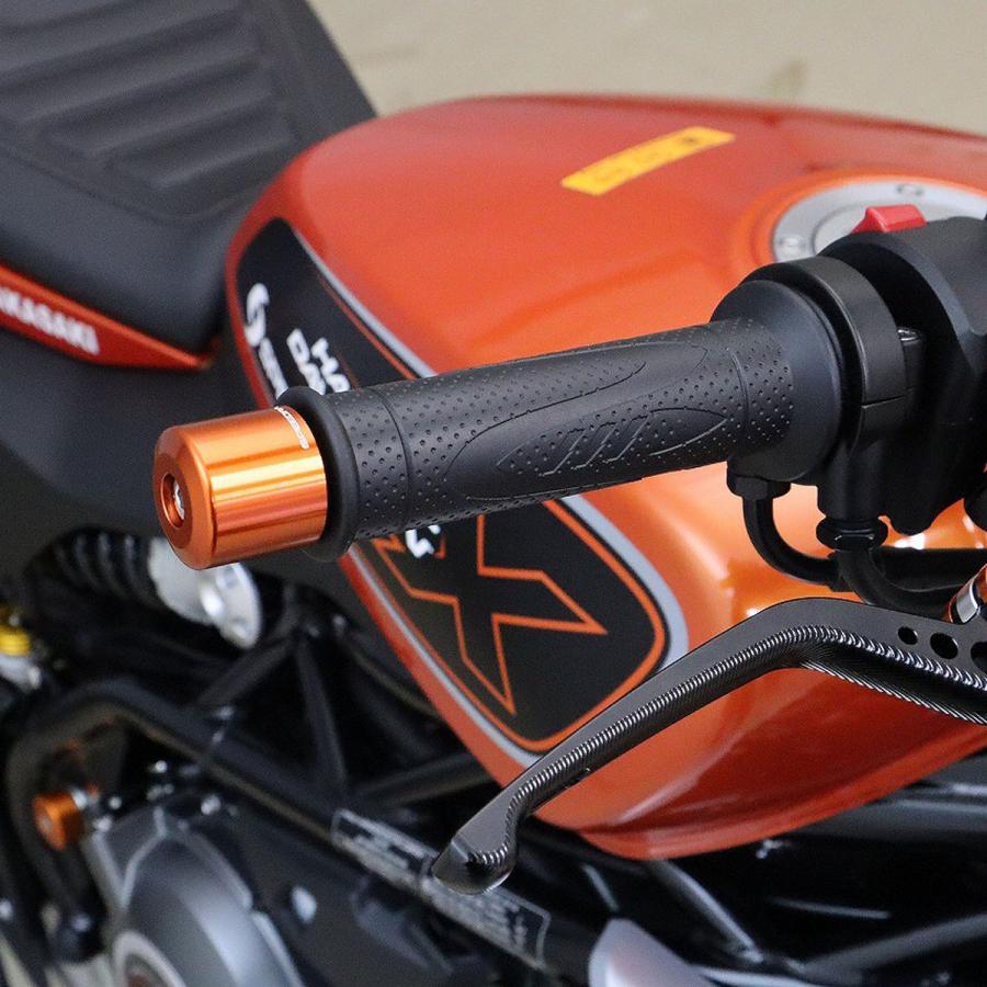 ハーレー X350、X500 ハンドルバーエンド・タイプ2 (カラーアルマイト