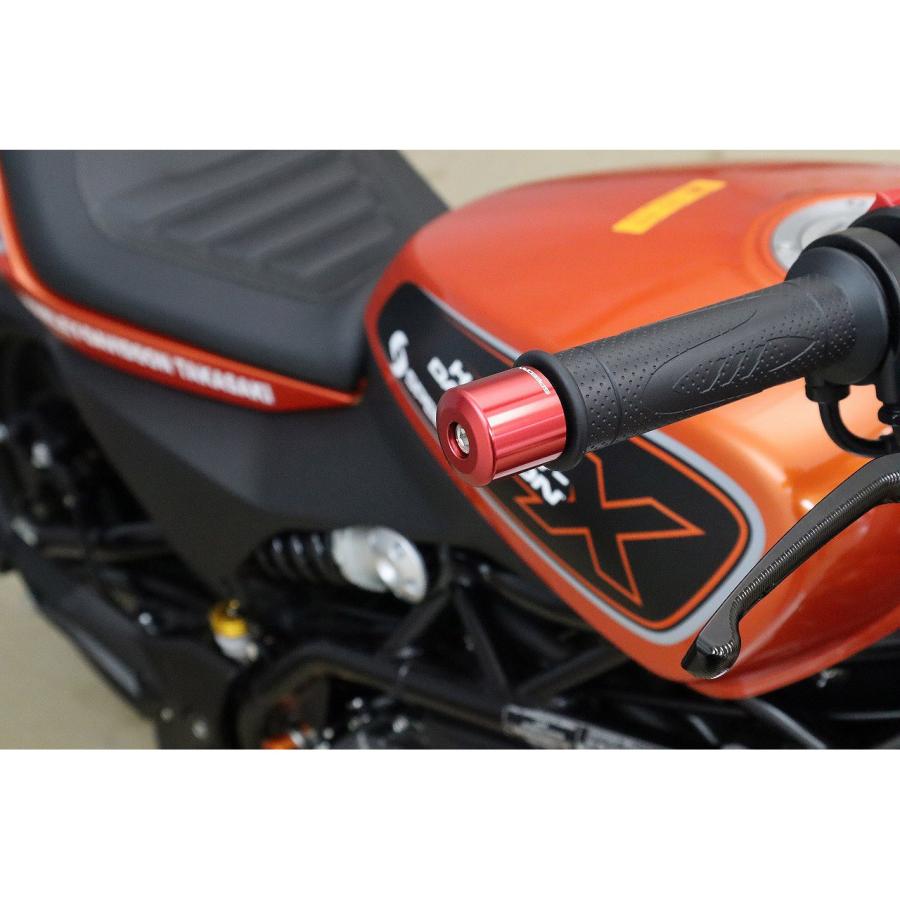 ハーレー X350、X500 ハンドルバーエンド・タイプ2 (カラーアルマイト